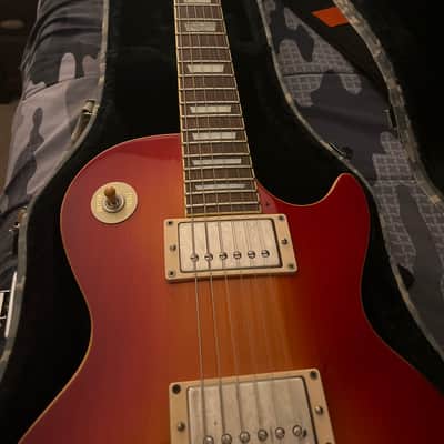Peter Green Mod Greco Les Paul Style EG 59-60 Single Cutaway Standard 1985 - 1992 - Cherry Sunburst with HSC image 2