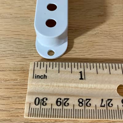Single Coil Pickup Covers (3) White (52.5mm) for Electric Guitars image 8