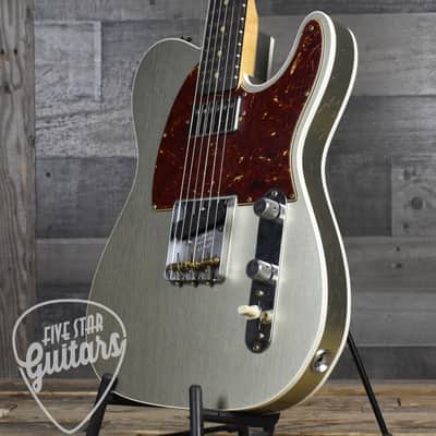 Mint Fender Custom Shop 60s Reverse Telecaster Journeyman Relic - Champagne Metallic (Journeyman Relic) with custom shop hard shell case image 12