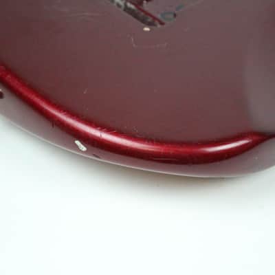 2000 Fender Big Apple Stratocaster BODY Candy Apple Red American USA Made Lightweight 4.2 LBS image 16