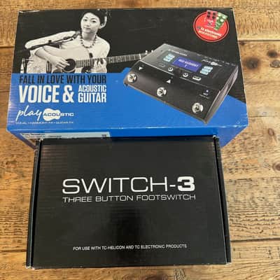 TC Helicon Voiceplay Live Acoustic WITH 3-Button Switch. Never Used! image 1