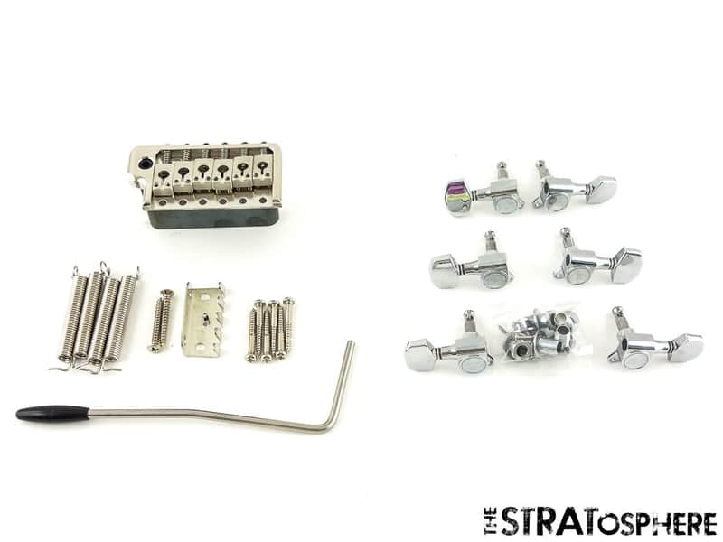 PRS SE Custom 24-08 BRIDGE & TUNERS HARDWARE SET PRS Upgrades, Nickel image 1