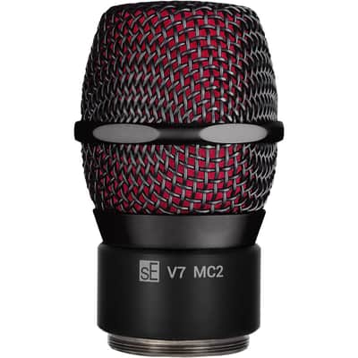 sE Electronics V7 MC2 BLACK V7 Mic Capsule for Sennheiser Wireless in Black image 1