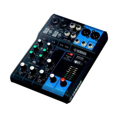 Yamaha MG06 6-Input Stereo Mixer, 20Hz-20kHz Frequency Response, 2x Mic/Line Combo Inputs, 4x 1/4  Line Inputs, +48V Phantom Power image 4
