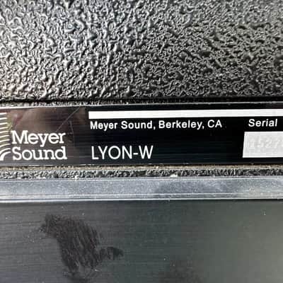 (8) Meyer Sound LYON-W Line Array Loudspeakers W/ Cart (THS) image 2