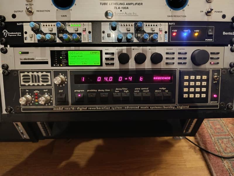 AMS RMX16 Digital Reverberation System 1980s - Black image 1