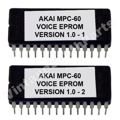 Akai MPC 60 Voice Eproms version 1.0 Sampler Firmware Eprom Rom Chip MPC60