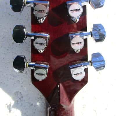 Washburn D-12 CE/N Dreadnought Guitar, 1990, Korea, Cutaway Electric image 15