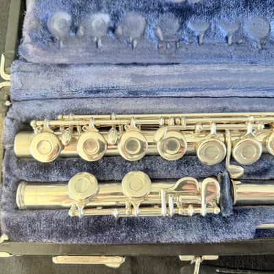 Vintage Gemeinhardt M2S Semi-Pro Solid Silver Flute - Closed Hole- 1969-1972 - Freshly Serviced by John Butler image 3