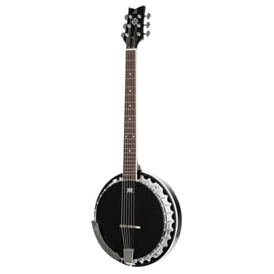 Ortega RAVEN SERIES 6-STRING BANJO MAHOGANY BLACK image 3