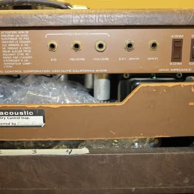 Acoustic G 100 T  tube guitar amp image 6