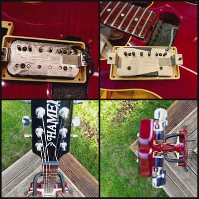 Hamer Sunburst 1992 - Flame Maple Top – Cherry Wine Burst image 19