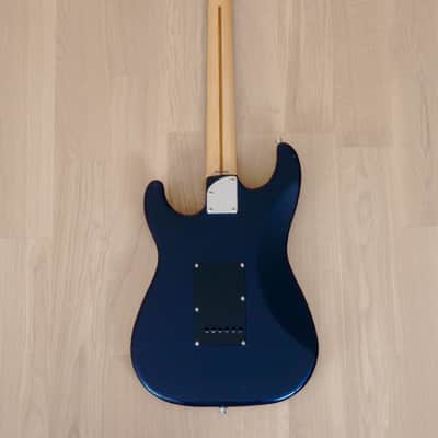2017 Fender Aerodyne Stratocaster HSS Medium Scale 24 3/4" Gunmetal Blue Japan MIJ image 3