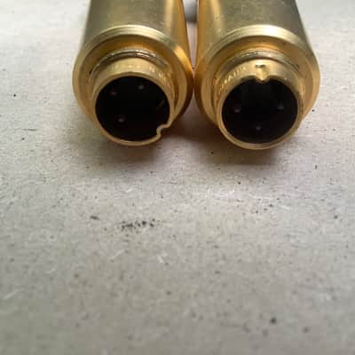 2x Sennheiser GOLD MD 415 N / nice set Vintage made in Germany 70’s Ultra rare GOLD version microphone set ! image 8