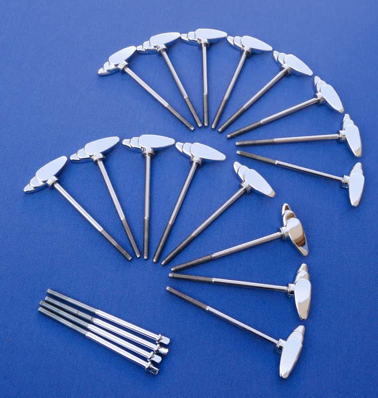 Yamaha Maple Birch Oak Beech Custom Tension Rods T-Rods Short Pack Of 20 - part nr U0043600 EXC image 1