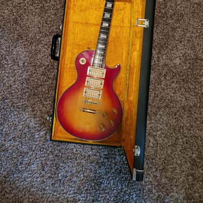 1978 Greco EG-600 Custom
Ace Frehley Style 3 Pickup Guitar
Cherry Sunburst + OHSC Japan image 5