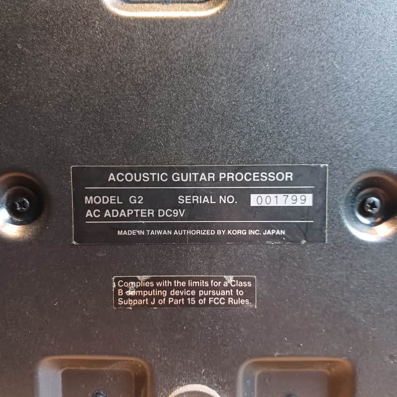 Korg ToneWorks G2 Acoustic Guitar Processor | Reverb