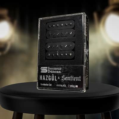 Seymour Duncan Nazgul / Sentient 6 String Humbucker Pickup Set Black 11108-96-B image 1
