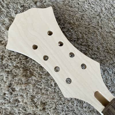 Semi Finished 8 String F Style Mandolin DIY Project, Spruce Top Body, Maple Neck, Rosewood Fingerboard image 14