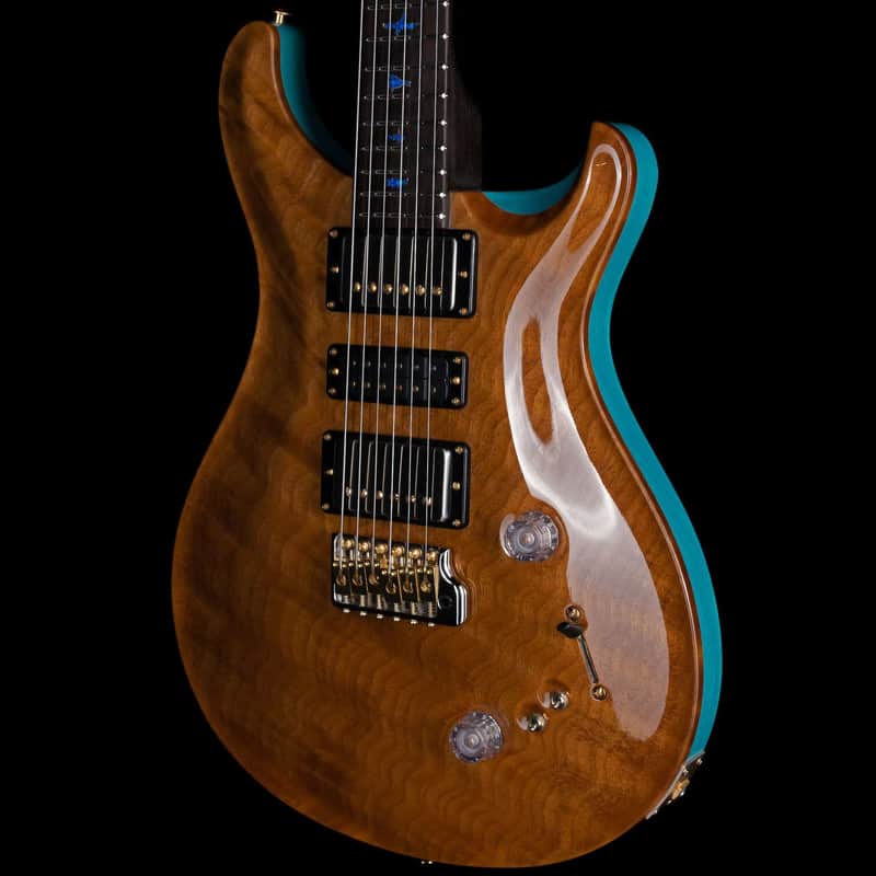 PRS Private Stock 9630 Special 22 HB No F-Holes Natural/Turquoise 0342962 image 1