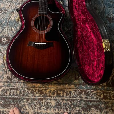 Taylor 322ce Grand Concert Acoustic-Electric Guitar 2020 - Stunning Shaded Edgeburst (deep sunburst tones on the top) image 4