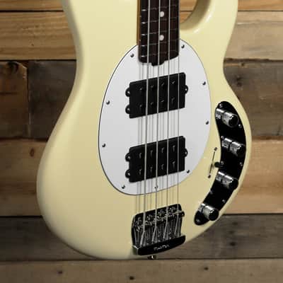 Music Man StingRay Special HH 4-String Bass Buttercream w/ Case image 1