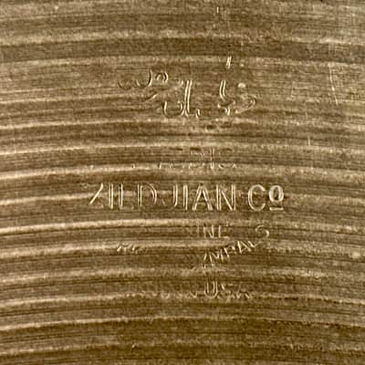 22" Zildjian A 1950s Small Stamp Ride Cymbal 3006g *Video Demo* image 4