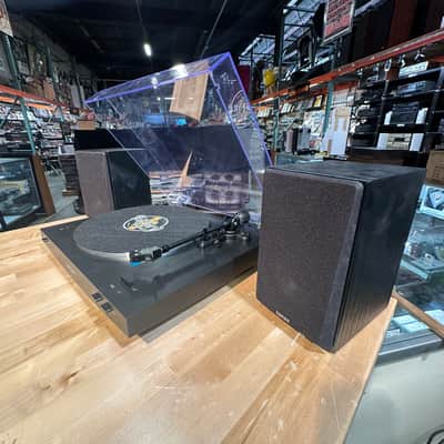 Audio-Technica AT-LP3XBT-BK Automatic Belt Drive Turntable Package with Edifier R990BT Bluetooth image 3