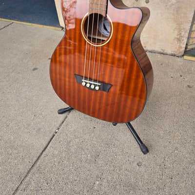Dean AX EABC MAH GC AXS Acoustic / Electric Bass - Mahogany 2026 - Natural image 4