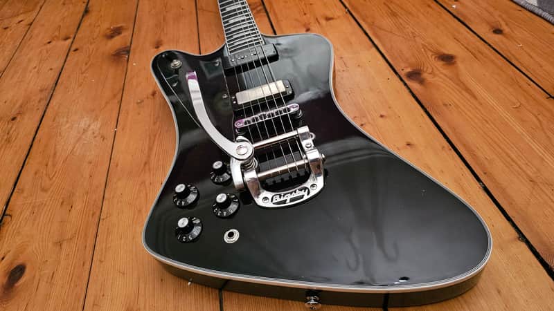 Custom Left handed black Firebird with D'Urbano Magnetics old black pickup set Neil Young