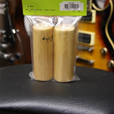Tycoon TS-40 Round Wood Shakers in Siam Oak (pair) image 2