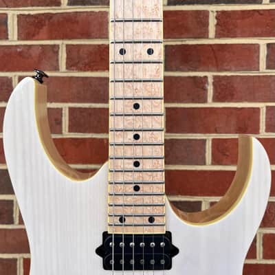 Ibanez Prestige RG652AHM, Antique White Blonde, Ash Top, Ash Body, Birdseye Maple Fretboard, DiMarzio Tone Zone & Air Norton Pickups, Hardshell Case image 5
