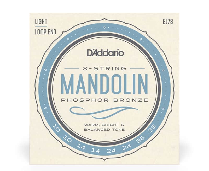 D'Addario EJ73 Light Loop End Mandolin Strings .010-.038w image 1