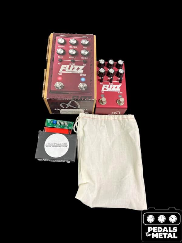 Jackson Audio FUZZ w/ 3 cards page MK2, Modern, Vintage Fuzz - Red - X19417 image 1