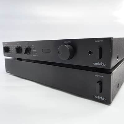 AUDIOLAB 8000S & 8000P (Integrated Amplifier + Power Amplifier) with remote control image 3