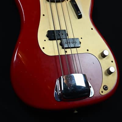 Fender Custom Shop LTD Precision Bass from 2021 in Dakota Red with original Hardcase image 4