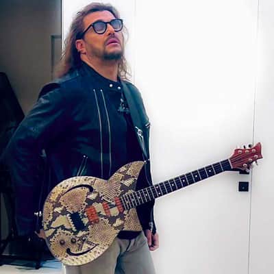 Build to Order GB Liuteria Boutique  Plié 6 string python edition for GIANLUCA GRIGNANI image 3
