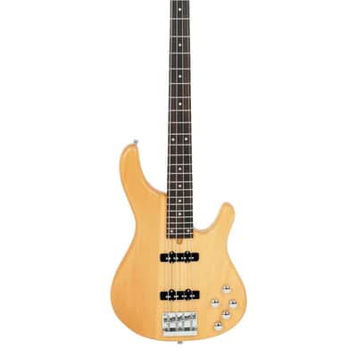Tagima Model Millenium 4-String Electric Bass Guitar Rosewood Fretboard, Natural image 1