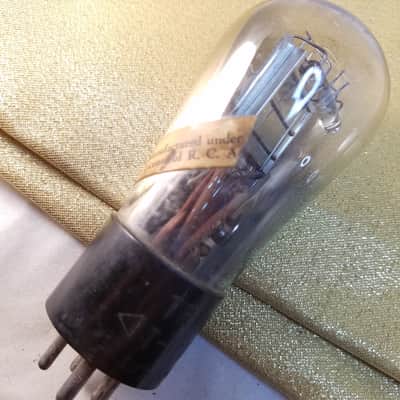 RCA Type 71A Antique tNOS AT1000 TESTED Vacuum Tube Engraved Globe Power Amplifier CX371 1926-1930 image 8