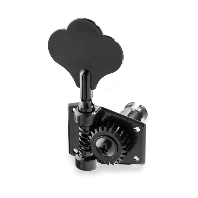 Guitar Monkey 4-String (4 right) Set Silverback Vintage Prejazz Bass Tuners / Machine Heads - Black image 1