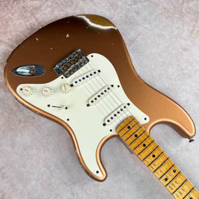 Fender Custom Shop 1956 Stratocaster Relic 2008 - Copper Metallic image 7