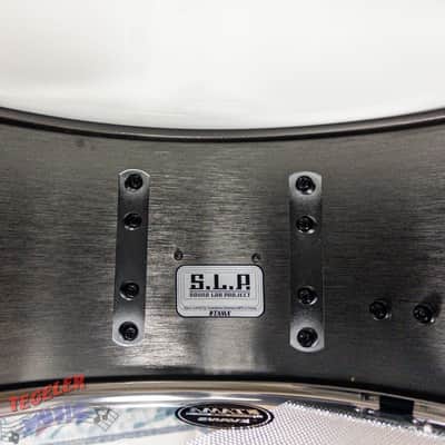 Tama LBR1465 SLP Series Black Brass Snare Drum 14"x6.5" image 10