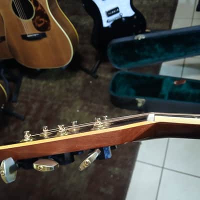 Aria GR30 Acoustic Guitar~Gallagher~Large Soundhole~Bluegrass~Rosewood~Solid~w/Hard Case~Video~Japan~70's image 12