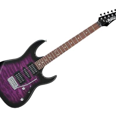 Used Ibanez GRX70QATVT GIO RX Electric Guitar - Transparent Violet Sunburst image 3