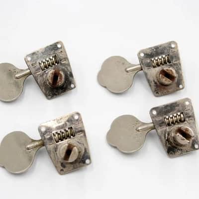 1978 Vintage Fender Musicmaster Bass Tuners ~Nickel~ USA 1960s-1970s image 7