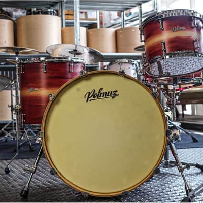 Polmuz Maple Model 1 - 22/12/16/14SD - Artist Red Jatoba Fade image 11