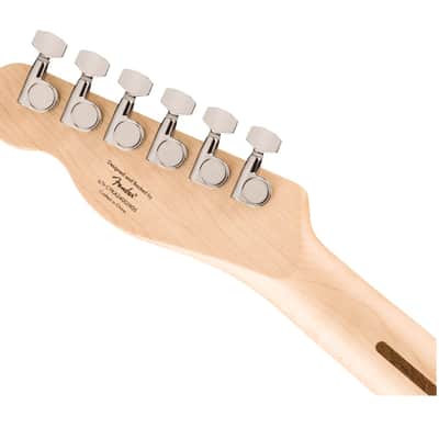 Used Squier Affinity Telecaster Thinline - Olympic White w/Laurel FB image 4