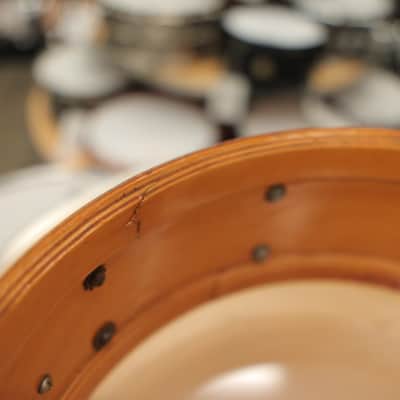1969 Rogers Dyna-Sonic Wood 5x14" Snare Drum (Blue Onyx) image 12
