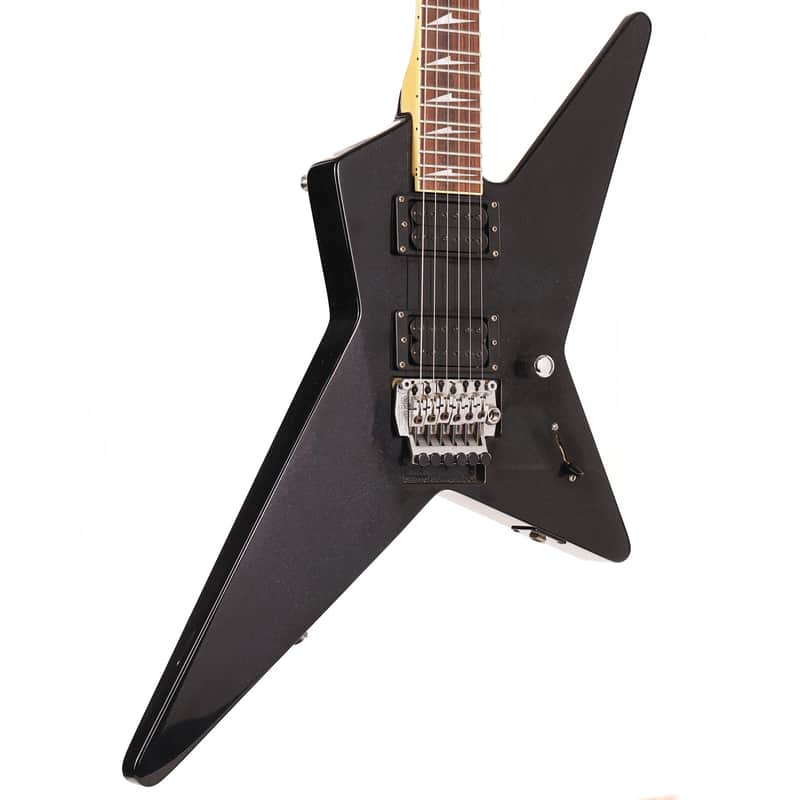 1991 ESP Quasar Anchang Star Black Sparkle image 1