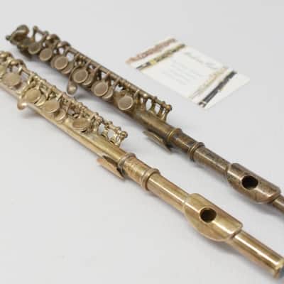 Vintage Selmer Solid Silver Handmade Piccolo Set *TWINS* C & Db for Repads image 23